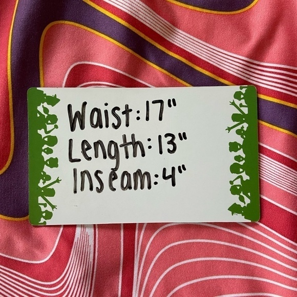 Nike Pink & Purple Multicolored Waves Retro Inspired Tennis Skort Skirt Medium - Picture 10 of 10